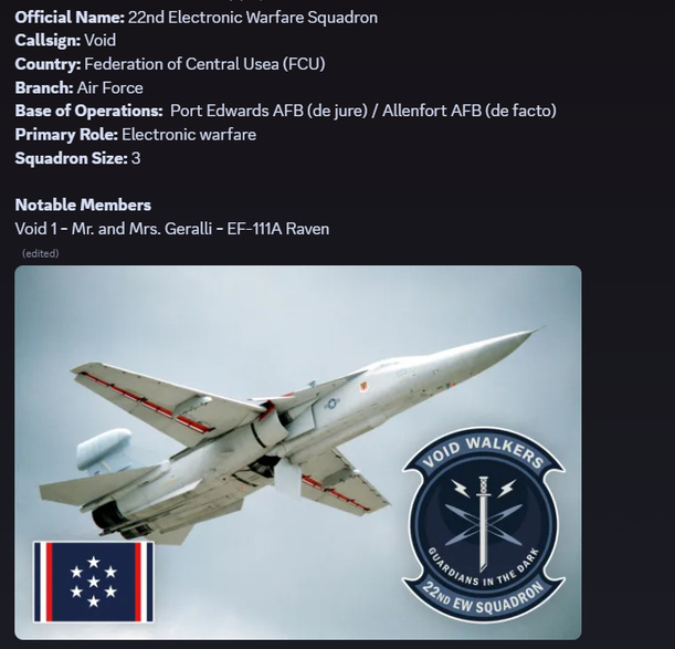 Squadron profile: Void Walkers