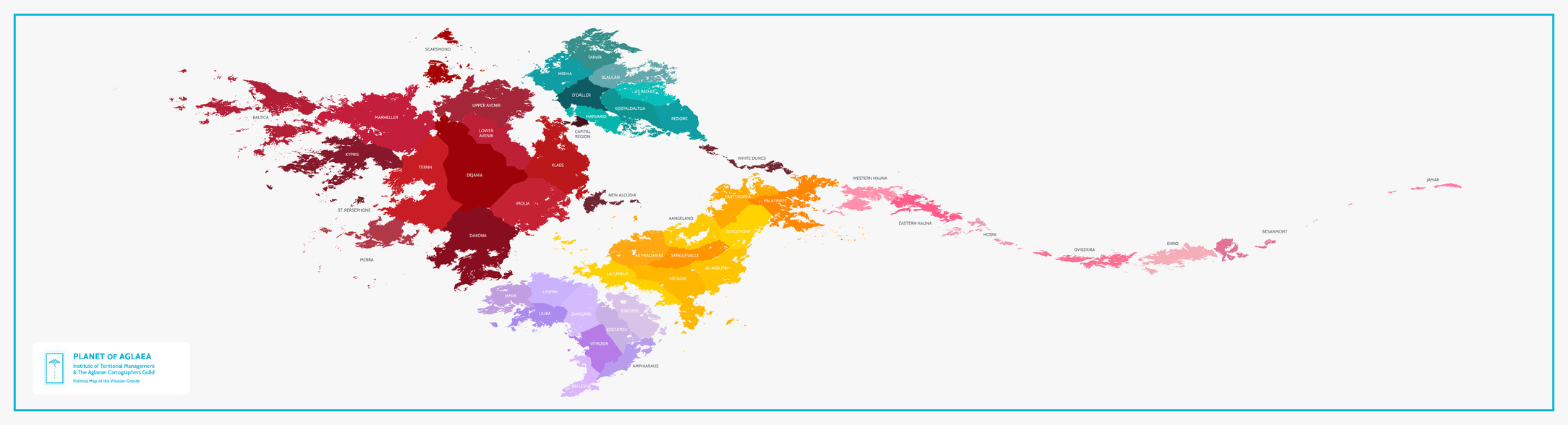Political Map of Aglaea (2820)