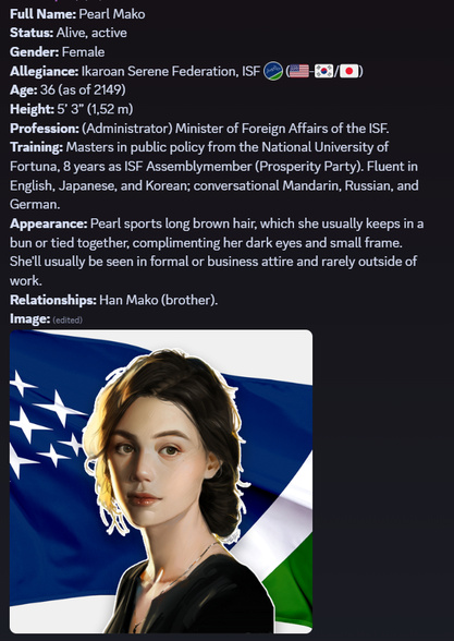 Character profile: Pearl Mako