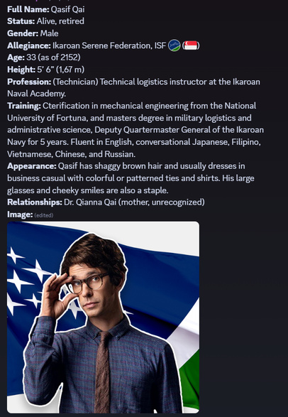 Character profile: Qasif Qai